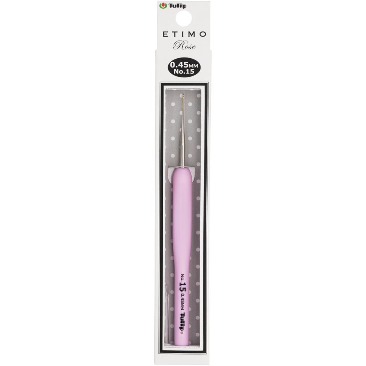 Tulip Etimo Rose Steel Crochet Hook - Sizes 0/1.75mm to 16/.4mm